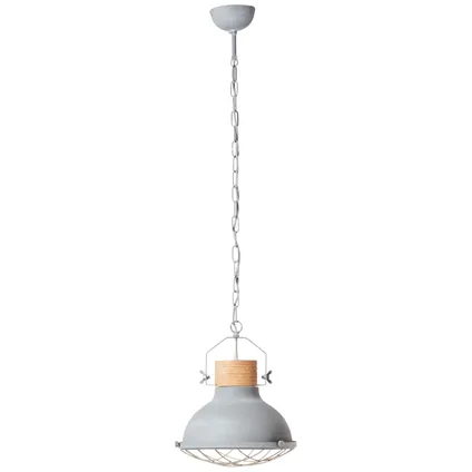 Brilliant hanglamp Emma grijs ⌀33cm E27
