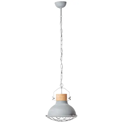 Brilliant hanglamp Emma grijs ⌀33cm E27 2
