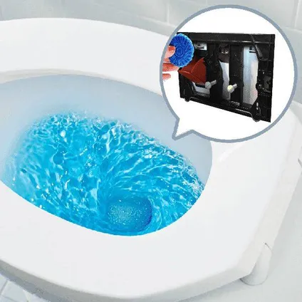 Pastilles de toilette StarBlueDisc pour réservoirs encastrés Geberit bleu 12pcs 2