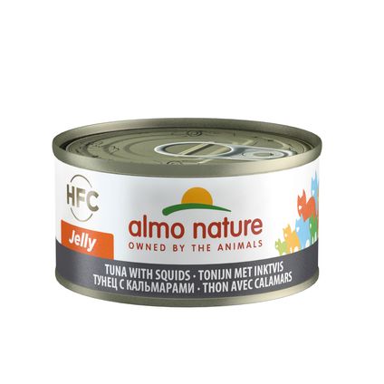 Almo Nature HFC cat jelly tonijn&inktvis 70gr