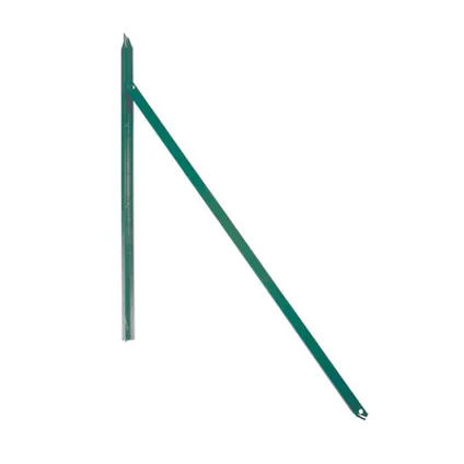 Giardino Metalen Tuinpaal - T-Paal - Groen - 30x3mm x 200cm