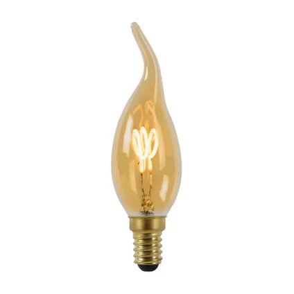 Ampoule LED à filament flamme Lucide CT35 E14 3W