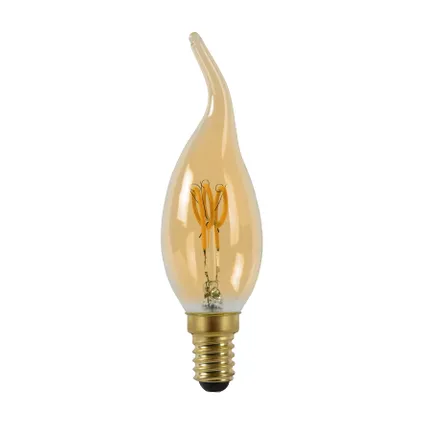 Ampoule LED à filament flamme Lucide CT35 E14 3W 3