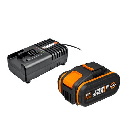 Batterie + chargeur Worx WA3604 14,4-20V 4Ah