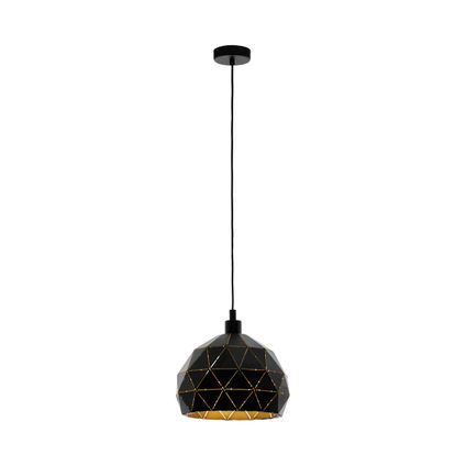 EGLO hanglamp Roccaforte goud zwart E27