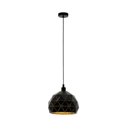 EGLO hanglamp Roccaforte goud zwart E27