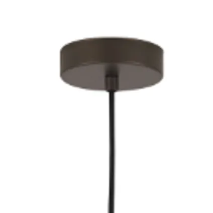 EGLO hanglamp Saganto 1 bruin ⌀45cm E27 2