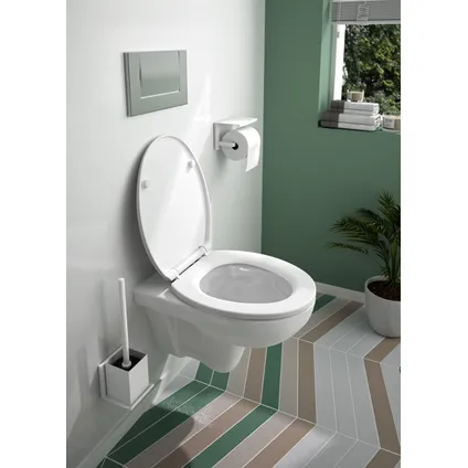 Abattant de toilettes Allibert Kaleo blanc brillant 37,5x5,5x44,8cm 8