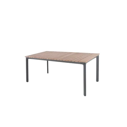 Table de jardin Central Parl Gabrio eucalyptus/aluminium 174x90cm
