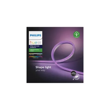 Philips Hue LightStrip Outdoor White and Color Ambiance 2M 11