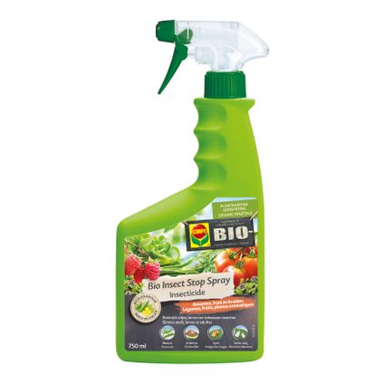 Insecticide légumes, fruits & plantes ornementales spray bio Compo Insect Stop concentré 750ml