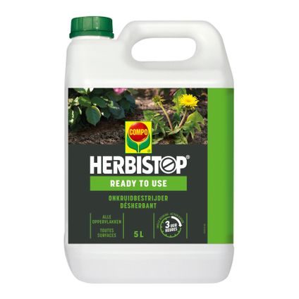 Compo Herbistop Ready onkruidbestrijder alle oppervlakken 50m² 5L