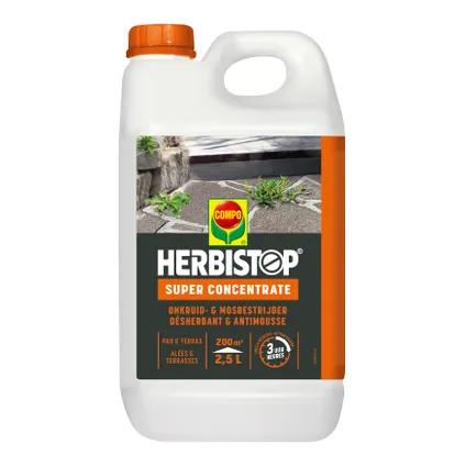 Herbicide allées & terrasses Compo Herbistop Super 2,5L 200m²