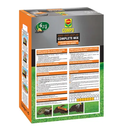 Compo gazon herstel Complete Mix 4-in-1 (6m²) 1,2kg 3
