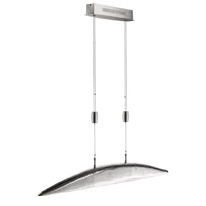 Fischer & Honsel hanglamp LED Colmar metaal nikkel geborsteld 6x5W