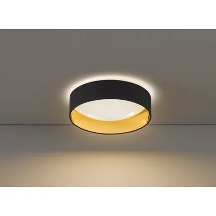 Fischer & Honsel plafondlamp Sete zwart ⌀40cm 22W 3