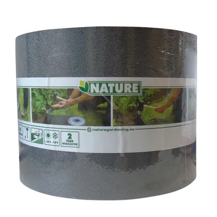 Nature tuinborder PE grijs 3mm - 10x0,15m
 4