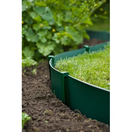 Nature grondpennen voor tuinborder polyethyleen groen 1,9x1,8x26,7cm 10 stuks
 2