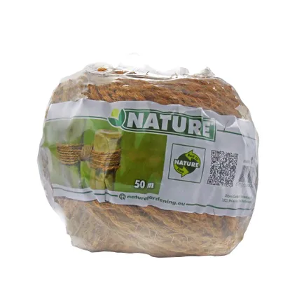 Nature kokostouw kastanjebruin Ø3,5mm – 50m 4