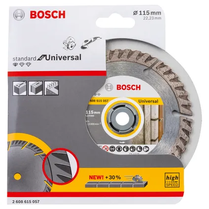Bosch diamantschijf Standard Universal 115mm 2