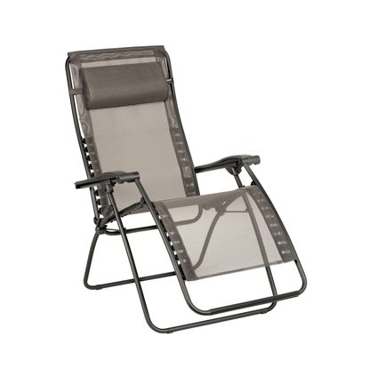 Chaise longue Lafuma RSXA Clip réglable brun