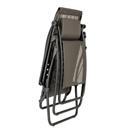 Chaise longue Lafuma RSXA Clip réglable brun 2