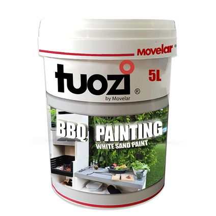 Peinture blanche pour barbecue Tuozi 1 litre