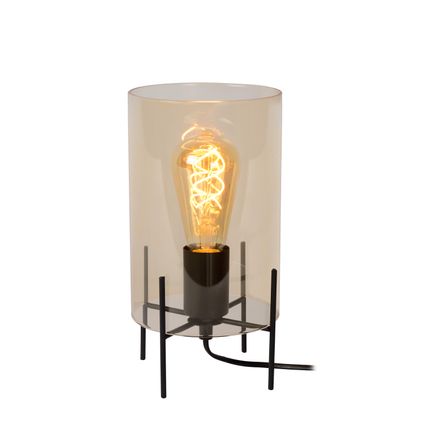 Lucide tafellamp Steffie amber Ø15,5cm E27