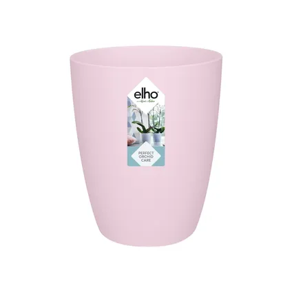 Elho bloempot brussels orchidee h15cm zacht roze 6