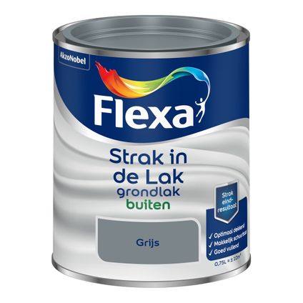 FLEXA STRAK IN DE LAK GRONDLAK GRIJS 750 ML