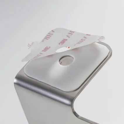 Tiger Colar Porte-rouleau papier toilette avec tablette Acier inoxydable brossé 8