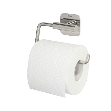 Porte-rouleau de papier toilette Tiger Colar acier inoxydable poli