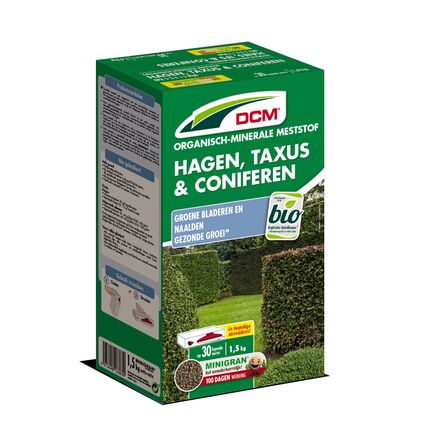 DCM meststof Hagen/Taxus/Coniferen 1,5kg
