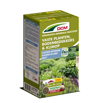DCM organo-minerale Meststof Vaste planten & Klimop 1,5kg