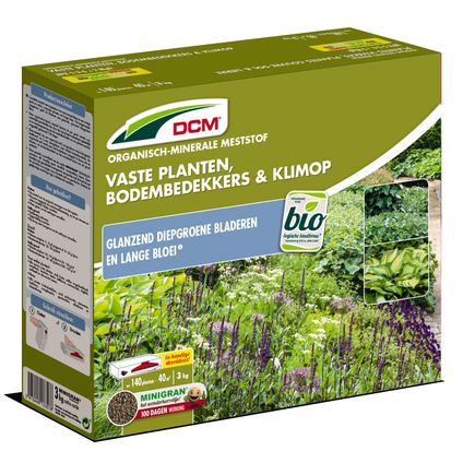 DCM organo-minerale Meststof Vaste planten & Klimop 3kg