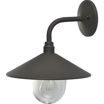 Sencys wandlamp Cape antraciet E27