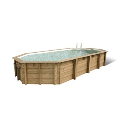 Ubbink houten opzetzwembad Océa 470X860x130cm