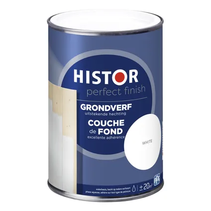 Histor Perfect Finish grondverf wit 1,25L 3