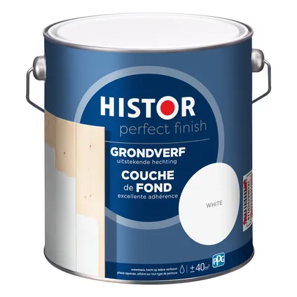 Histor Perfect Finish grondverf wit 2,5L 3