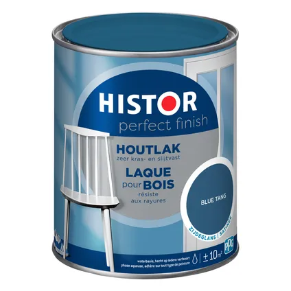 Histor Perfect Finish Houtlak Blue Tang Zijdeglans 0,75 Ltr 4