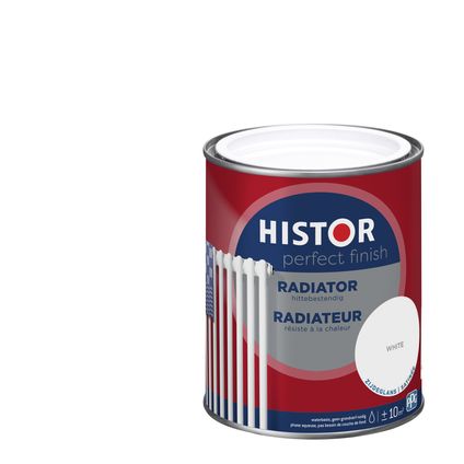 Histor Perfect Finish radiateur zijdeglans wit 0,75L