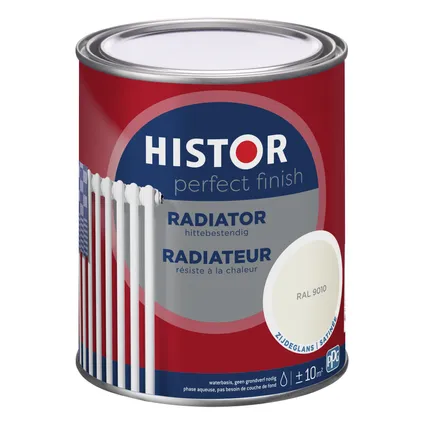 Histor Perfect Finish radiateur RAL 9010 zijdeglans 0,75L 2