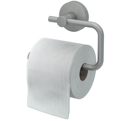 Porte-papier de toilette Haceka Rondi argenté brossé