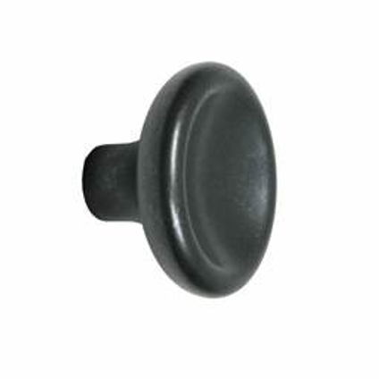 Decomode deurknop Volcan oud zwart 50mm
