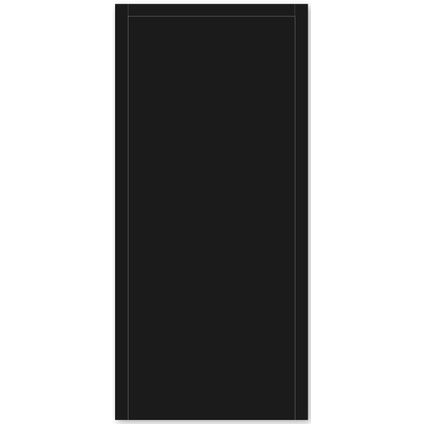 Thys deurgeheel Invisible mat zwart 63x201.5 cm