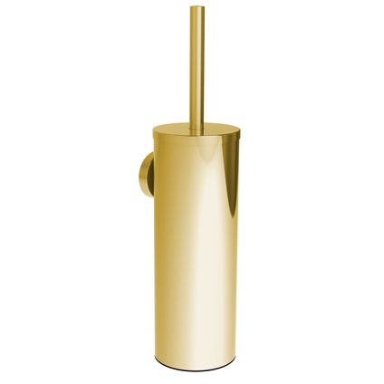 Allibert toiletborstel met houder Coperblink goud glanzend