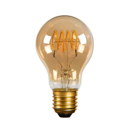 Ampoule filament LED Lucide ambre A60 E27 5W 2
