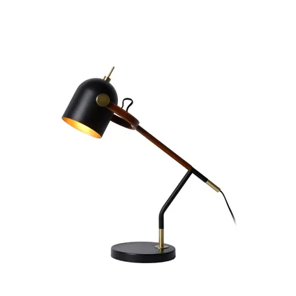 Lucide bureaulamp Waylon zwart E27 25W