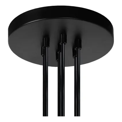 Lucide hanglamp Fix Multiple zwart ⌀50cm 7xE27 4