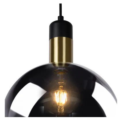 Lucide hanglamp Julius zwart messing Ø40cm E27 6